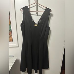 Donna Ricco Black Dress Size 14